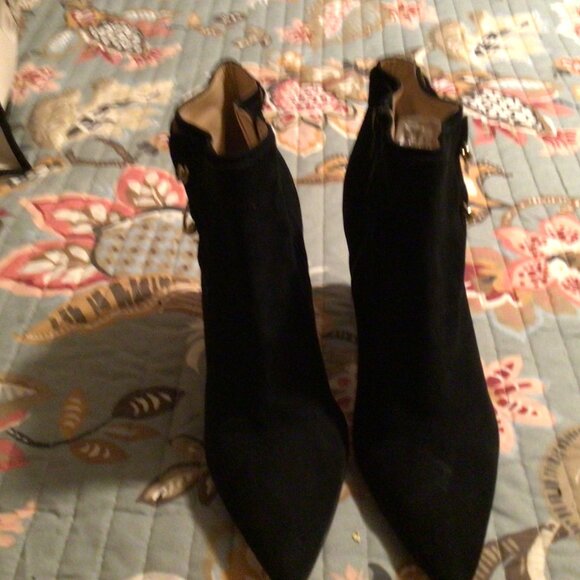 Katy Perry Eliza booties Black Suede Size 11 M - Picture 2 of 7